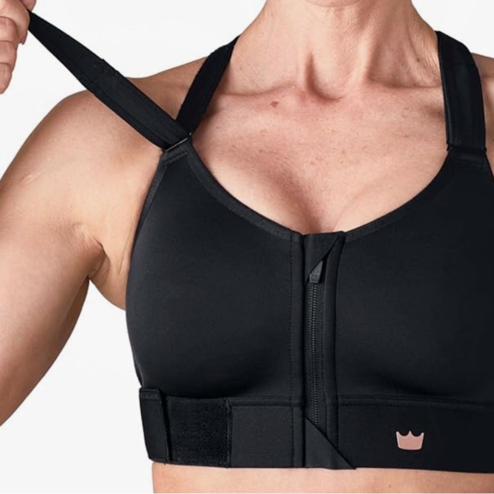 SHEFIT Black Adjustable Sports Bra
